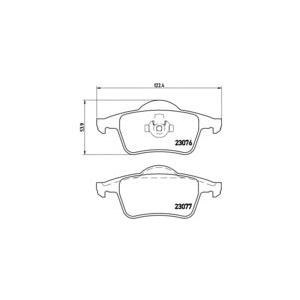 накладки BREMBO P 86 014