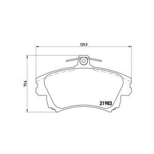 накладки BREMBO P 86 017