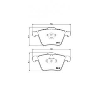 накладки BREMBO P 86 018