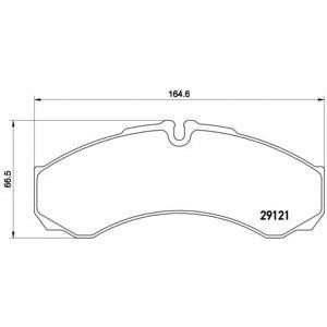 накладки BREMBO P A6 021