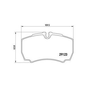 накладки BREMBO P A6 023 