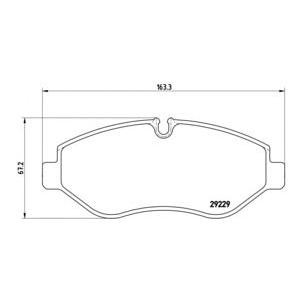 накладки BREMBO P A6 026 