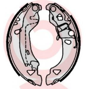 комплект спирачни челюсти BREMBO S 23 513 