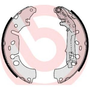 комплект спирачни челюсти BREMBO S 23 531 