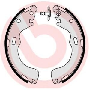 комплект спирачни челюсти BREMBO S 49 521 
