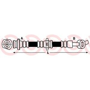 спирачен маркуч BREMBO T 56 148 