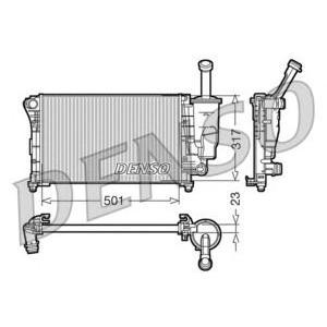 воден радиатор DENSO DRM09086 