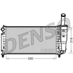 воден радиатор DENSO DRM09105 