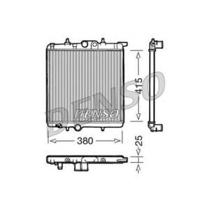 воден радиатор DENSO DRM21020