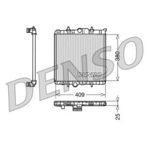воден радиатор DENSO DRM21025 