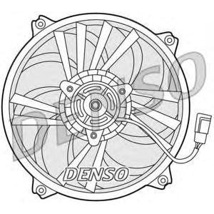 вентилатор, охлаждане на двигателя DENSO DER21015 