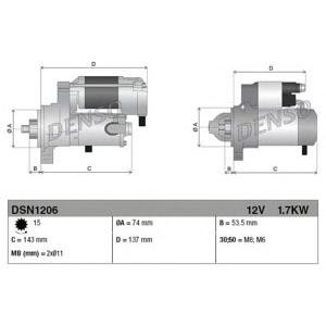 стартер DENSO DSN1206