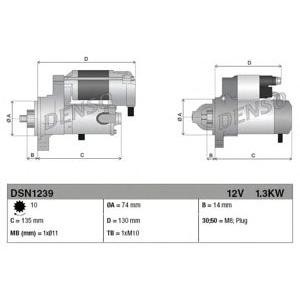 стартер DENSO DSN1239 