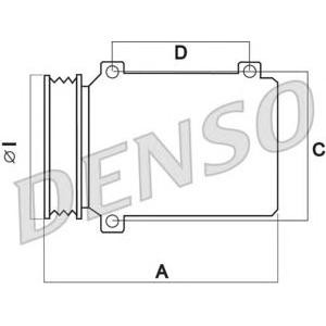 компресор, климатизация DENSO DCP07010 