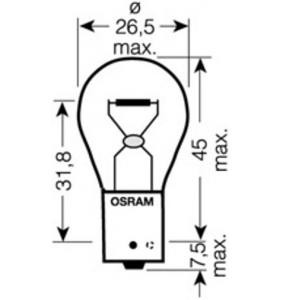 крушка за мигачи и стопове OSRAM 7507DC-02B 