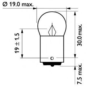 крушка за мигачи PHILIPS 13821CP 