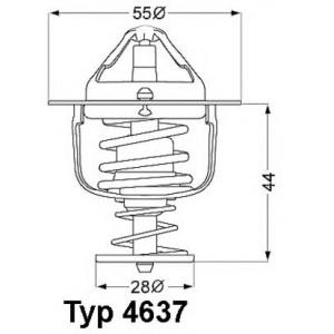 термостат WAHLER 4637.82D