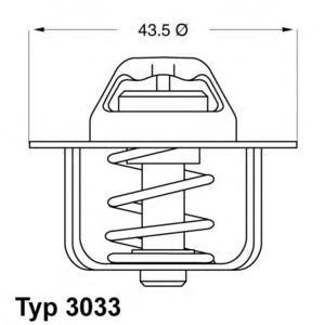 термостат WAHLER 3033.84D 