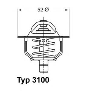 термостат WAHLER 3100.88D 