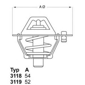 термостат WAHLER 3118.88D1