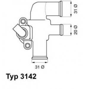 термостат WAHLER 3142.90D