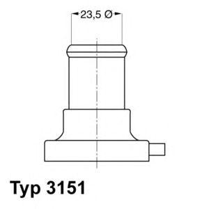 термостат WAHLER 3151.87D 