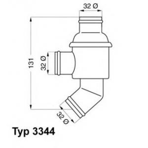 термостат WAHLER 3344.80 