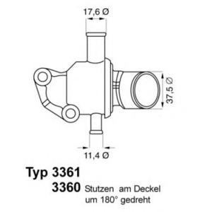 термостат WAHLER 3361.87D