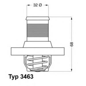термостат WAHLER 3463.89D 
