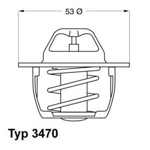термостат WAHLER 3470.89D50 