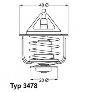 термостат WAHLER 3478.82D