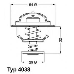 термостат WAHLER 4038.81D 