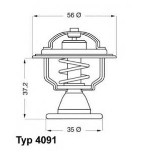 термостат WAHLER 4091.82D 