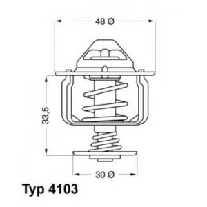 термостат WAHLER 4103.82D 