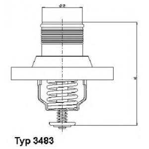 термостат WAHLER 3483.89D