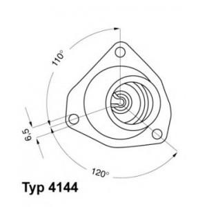 термостат WAHLER 4144.82D