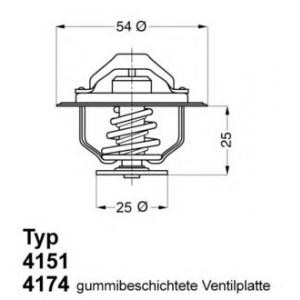 термостат WAHLER 4174.79D