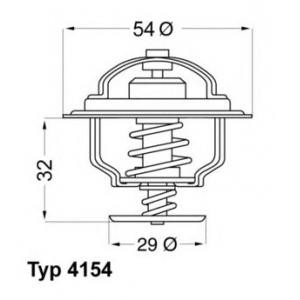 термостат WAHLER 4154.82D 