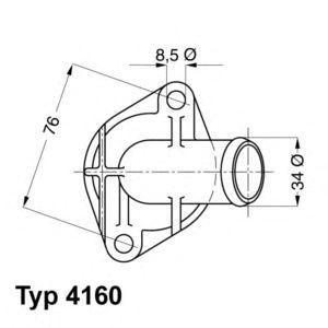 термостат WAHLER 4160.83D
