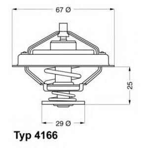 термостат WAHLER 4166.79D
