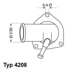 термостат WAHLER 4208.92D