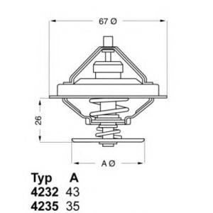 термостат WAHLER 4232.80D 