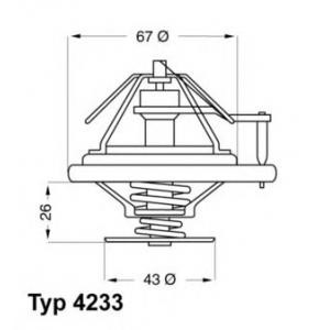 термостат WAHLER 4233.84D 