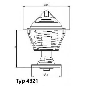 термостат WAHLER 4821.89D