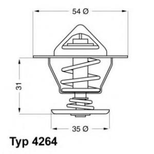 термостат WAHLER 4264.87D