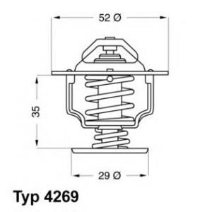 термостат WAHLER 4269.78D