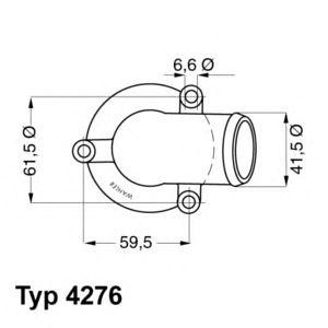 термостат WAHLER 4276.87D