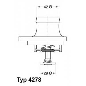 термостат WAHLER 4278.80D