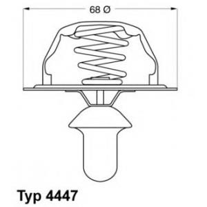 термостат WAHLER 4447.85D 