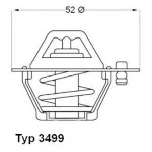 термостат WAHLER 3499.88D